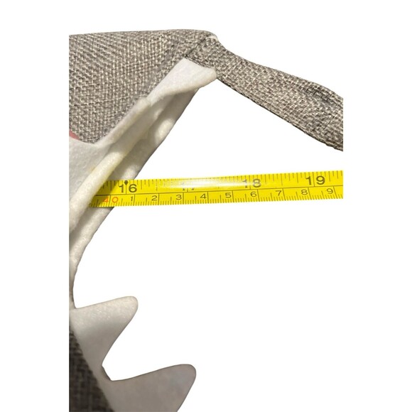 Holiday Time 20" Gray Shark Christmas Stocking with Teeth EUC - Picture 6 of 6